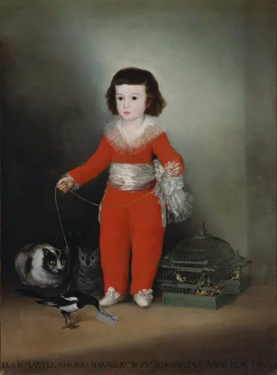 Don Manuel Osorio Manrique de Zúñiga, niño Francisco de Goya